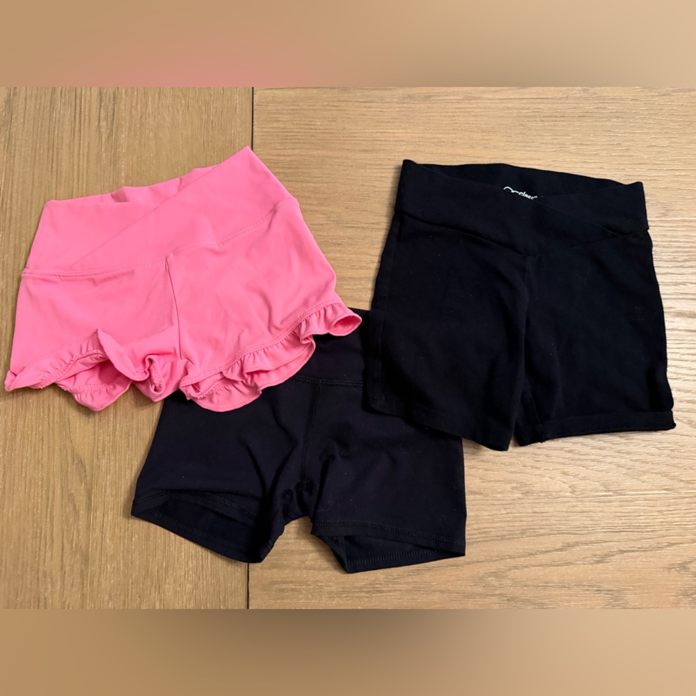 Girls Bundle of 3 Athletic Shorts